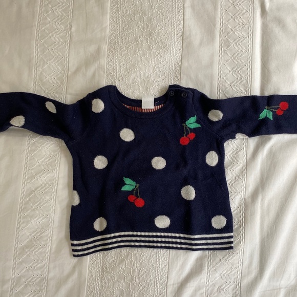 Baby GAP Cherries sweater - Picture 1 of 3